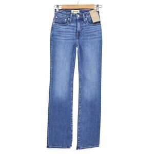 NWT Madewell Curvy Kick Out Mid-Rise Full-Length Jeans in Merrigan Wash Size 24